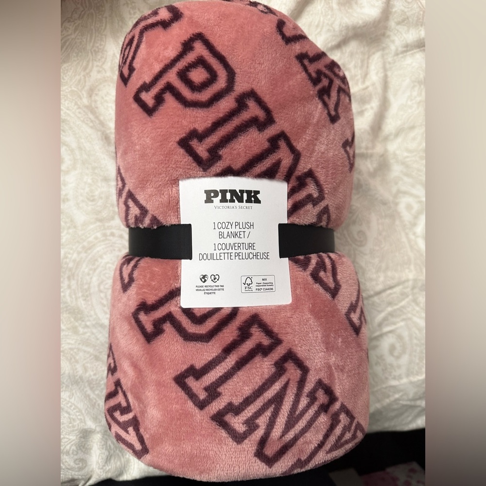 PINK Victoria's Secret Cozy Pink Blanket